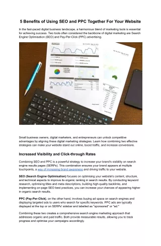 5 Benefits of Using SEO and PPC Together For Your Website