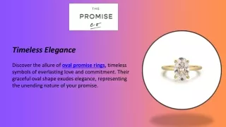 Oval Radiance Promise Ring of Everlasting Love