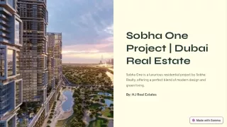 Sobha One Project | Dubai Real Estate