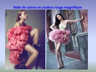 robe de soirée rouge