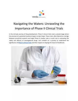 Phase II Clinical Trials