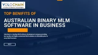 Australian Binary MLM Software