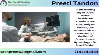 Best Indian Gynecologist In Dubai