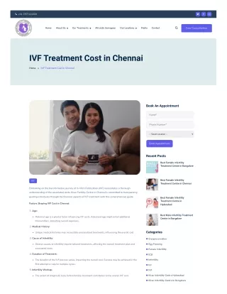 IVF Treatment Cost in Chennai at Kiran Infertility Centre