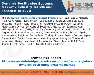 Dynamic Positioning Systems Market