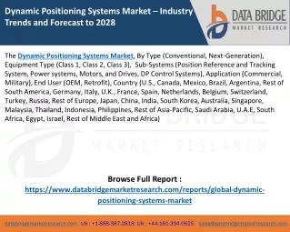 Dynamic Positioning Systems Market