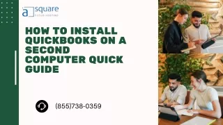 How to Install QuickBooks on a Second Computer Quick Guide