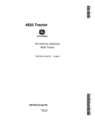 JOHN DEERE 4620 TRACTOR Service Repair Manual
