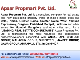 Original Booking Mahagun Noida New Project %% 09560535989