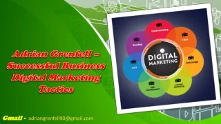 Adrian Lee Grenfell - Digital Content Marketing Helps Your Small Business