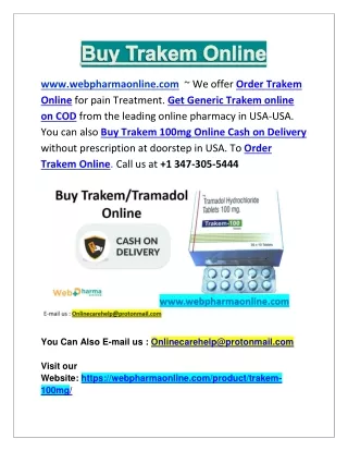 Buy Trakem Online In USA