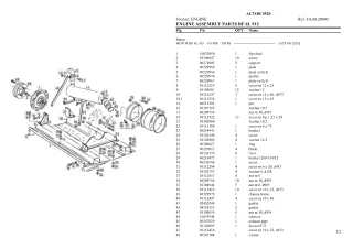 Deutz Fahr actor 5520 Parts Catalogue Manual Instant Download