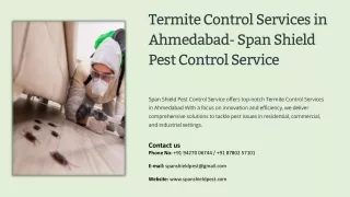 Termite Control Services in Ahmedabad, Best Termite Control Services in Ahmedaba