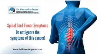 Recognizing the Signs: Symptoms of Spinal Tumors