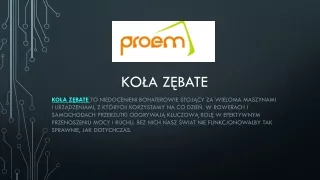 koła zębate