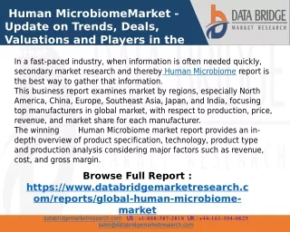 Human Microbiome