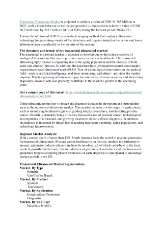 transrectal ultrasound market