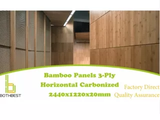 Bothbest Bamboo Plywood 20mm 3/4 Horizontal Caramel