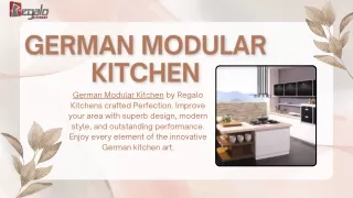German Modular Kitchen