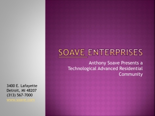 Anthony Soave Presents a Technological Advanced Residential