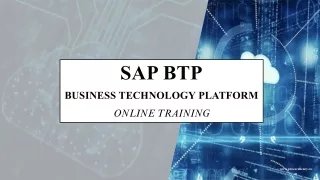 SAP BTP Online Training: Learn Cloud Integration & Development