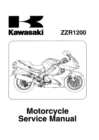 Kawasaki ZZR1200 C1-C3 Service Repair Manual