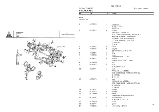 Deutz Fahr dx 3 sc 50 Parts Catalogue Manual Instant Download