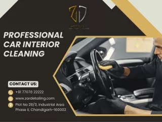 Beyond Cleanliness: Professional Car Interior Cleaning