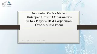 SUBMARINE CABLES MARKET