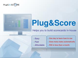 Scorecard development software: visual and easy to learn
