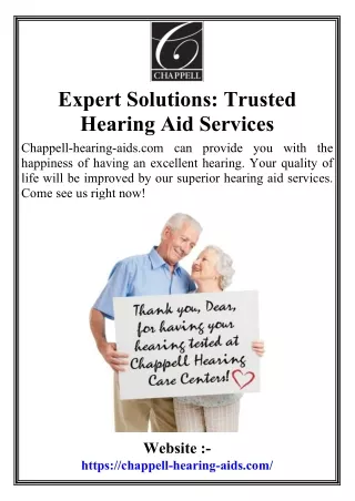 Say Hello to Better Hearing: Quality Hearing Aids