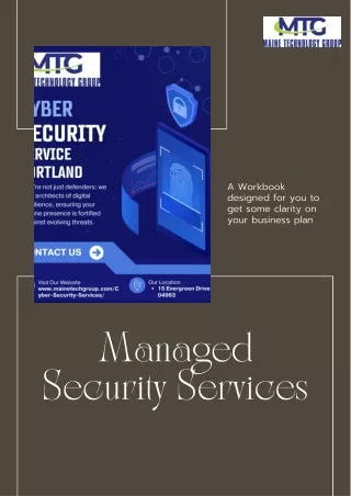 Managed Security Services Portland, Westbrook, Lewiston, Auburn, Augusta, Brewer.