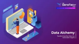 Data Alchemy Transforming Raw Data into Actionable Insights