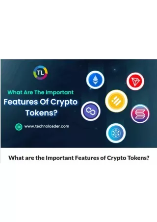 What are the Important Features of Crypto Tokens?