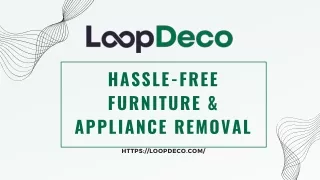 Enjoy Hassel Free Furniture and Appliance Removal Dallas