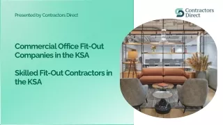 Commercial Office Fit-Out Companies in the KSA