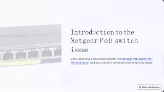 Netgear-PoE-Switch-Not-Working-Issue