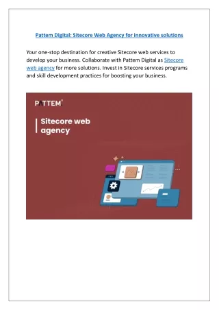 Deliver Your Business Success With a Top Sitecore Web Agency