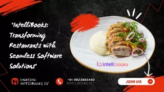 IntelliBooks Transforming Restaurants with Seamless Software Solutions