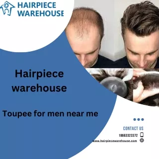 The Benefits of Hairpiece Warehouse's Men's Toupees