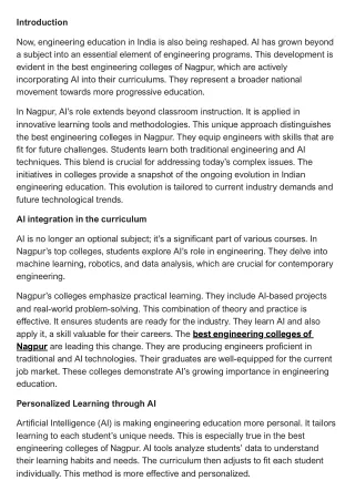 Redefining Engineering Education in India with AI