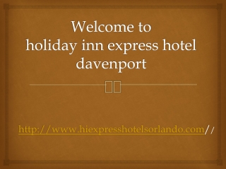holiday inn express hotel davenport