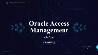 Level Up Your Career with Oracle Access Manage­ment Online Training