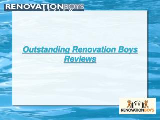 Renovation Boys Reviews