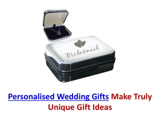 Personalised Wedding Gifts