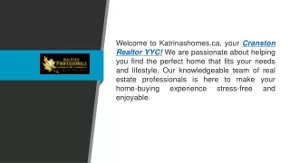 Cranston Realtor Yyc  Katrinashomes.ca