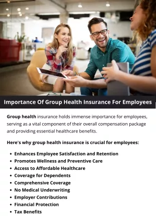 Importance Of Group Health Insurance For Employees