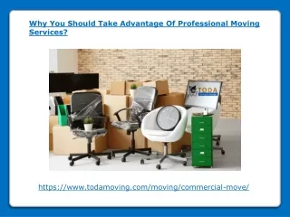 Why You Should Take Advantage Of Professional Moving Services