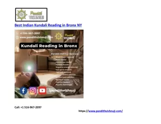 Best Indian Kundali Reading in Bronx NY