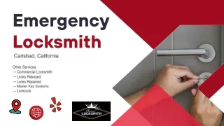 Emergency Locksmith Carlsbad, CA